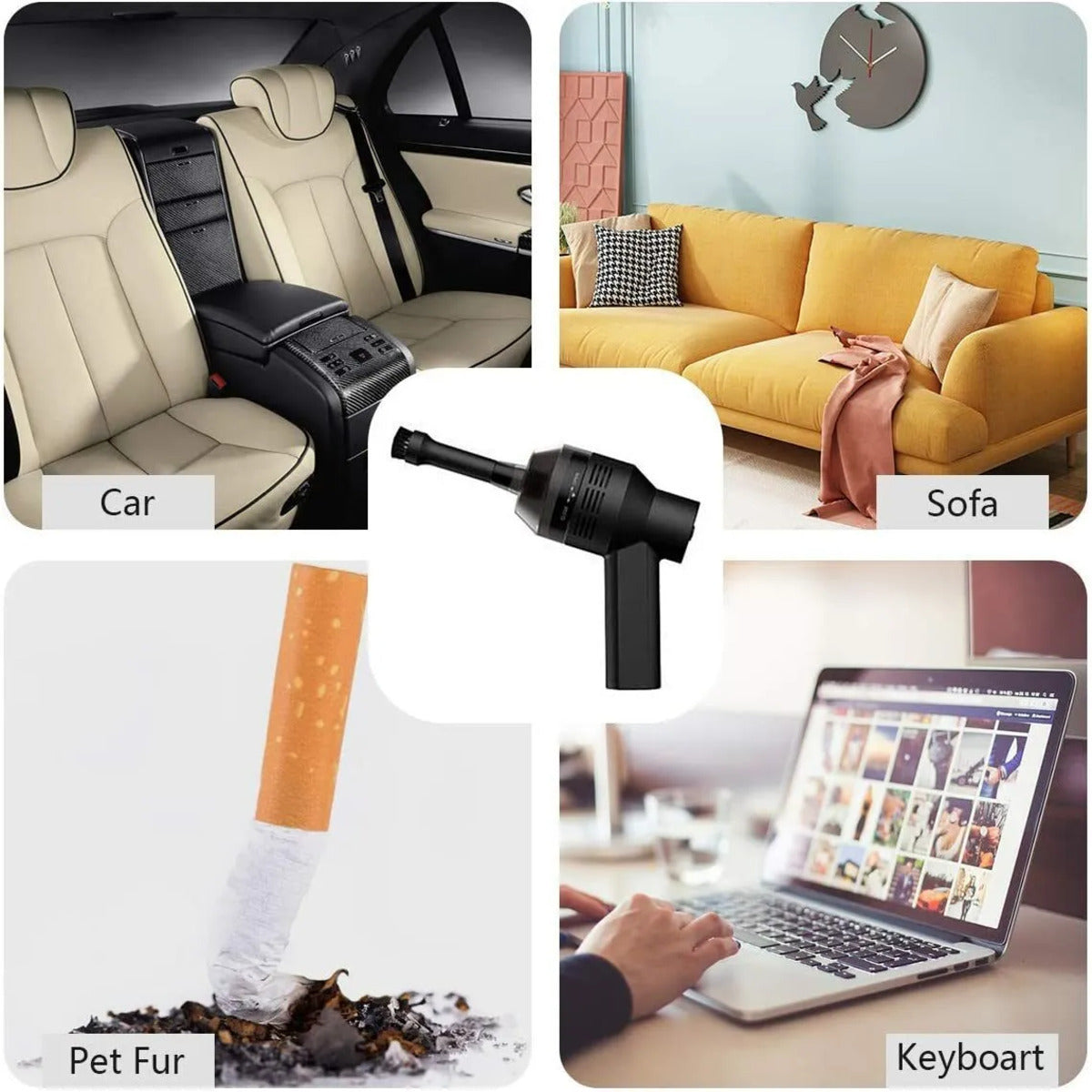 🔧 AeroBlow™ – Cordless Electric Air Duster & Keyboard Cleaner (USB Rechargeable | Powerful Dust Blower for Home, Car & PC)