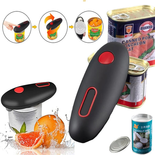 Electric Can Opener Pro™ – One-Touch Automatic, Hand-Free Jar/Can/Bottle Opener for Effortless Kitchen Convenience