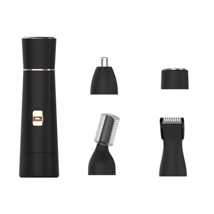 "4-in-1 Precision Electric Facial Hair Remover – Painless Grooming Tool for Women"